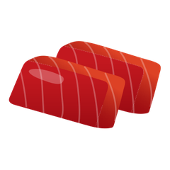 魚の切り身のイラスト